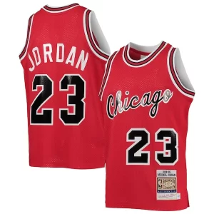 Youth Chicago Bulls Michael Jordan Red 1984/85 Charming Hardwood Classics Authentic Jersey - Nouvelle arrivée - Êtes-vous prêt pour la saison ?