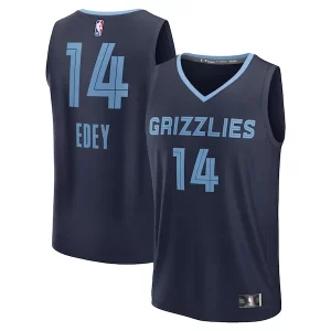 Zach Edey Vibrant Memphis Grizzlies 2024 NBA Draft Fast Break Player Jersey Icon Edition Navy - Maillot de championnat - Revivez les victoires glorieuses