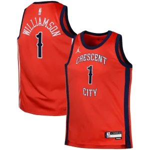 Zion Williamson New Orleans Pelicans Jordan Brand Haut de gamme Swingman Jersey Statement Red - Confort et style combinés - Pour un look exceptionnel