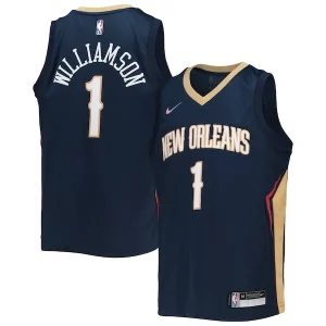 Zion Williamson New Orleans Pelicans Nike Youth 2021/22 Distingué Diamond Swingman Jersey Icon Edition Navy - Design innovant - Écarte-vous du commun des mortels