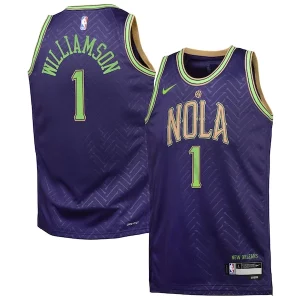 Zion Williamson New Orleans Pelicans Nike Youth 2024/25 Swingman Player Jersey City Distingué Edition Purple - Dernières unités - Ne manquez pas cette opportunité
