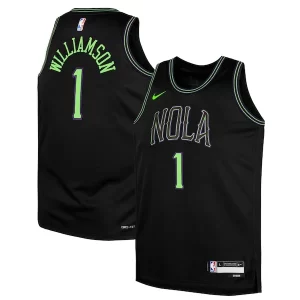 Zion Williamson New Orleans Pelicans Nike Exclusif Youth Swingman Replica Jersey City Edition Black - Maillot de marque reconnue - Faites confiance à la qualité